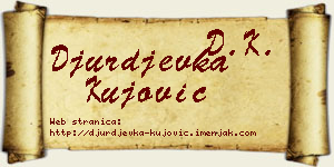 Đurđevka Kujović vizit kartica